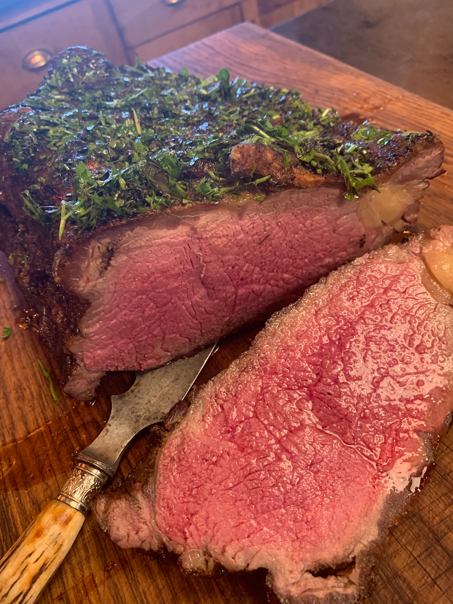 Barbecued beef, ‘board sauce’