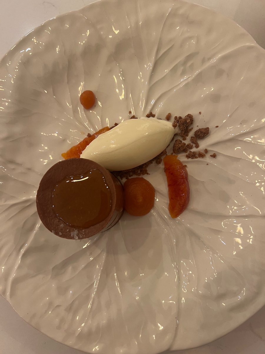 Chocolate Cremosa, extra virgin olive oil & salt