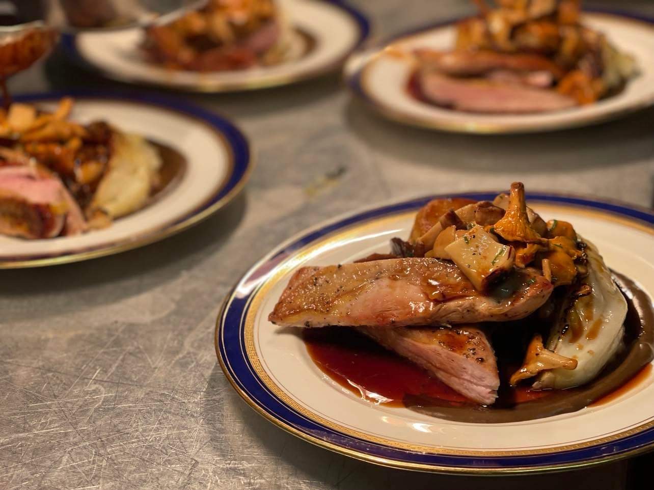 Estate pheasant & chanterelles