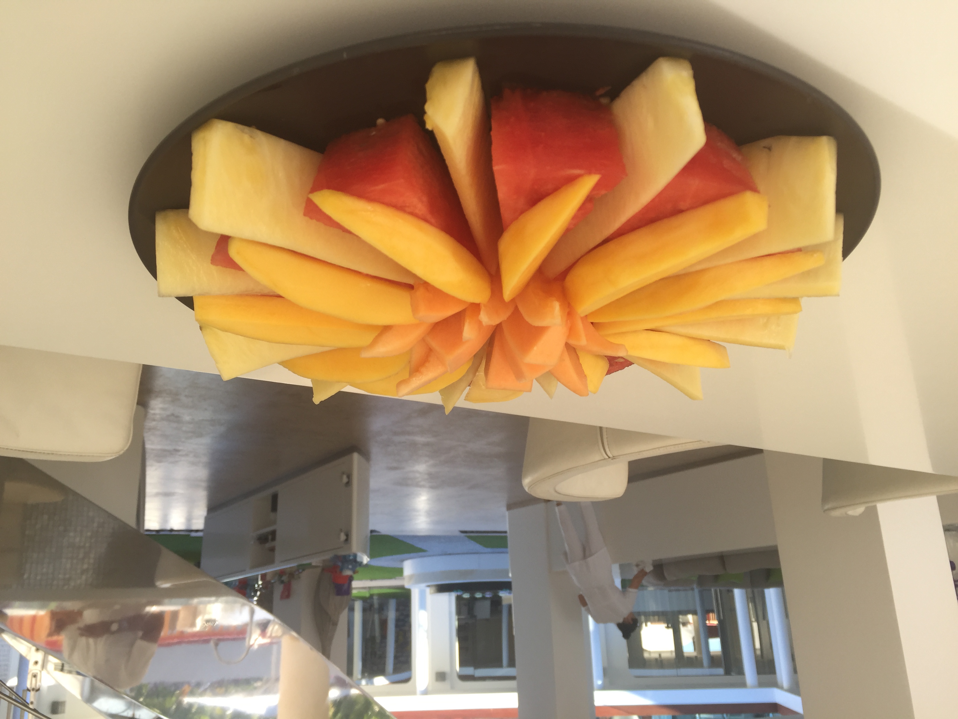 Fruit for breakfast in St Barths