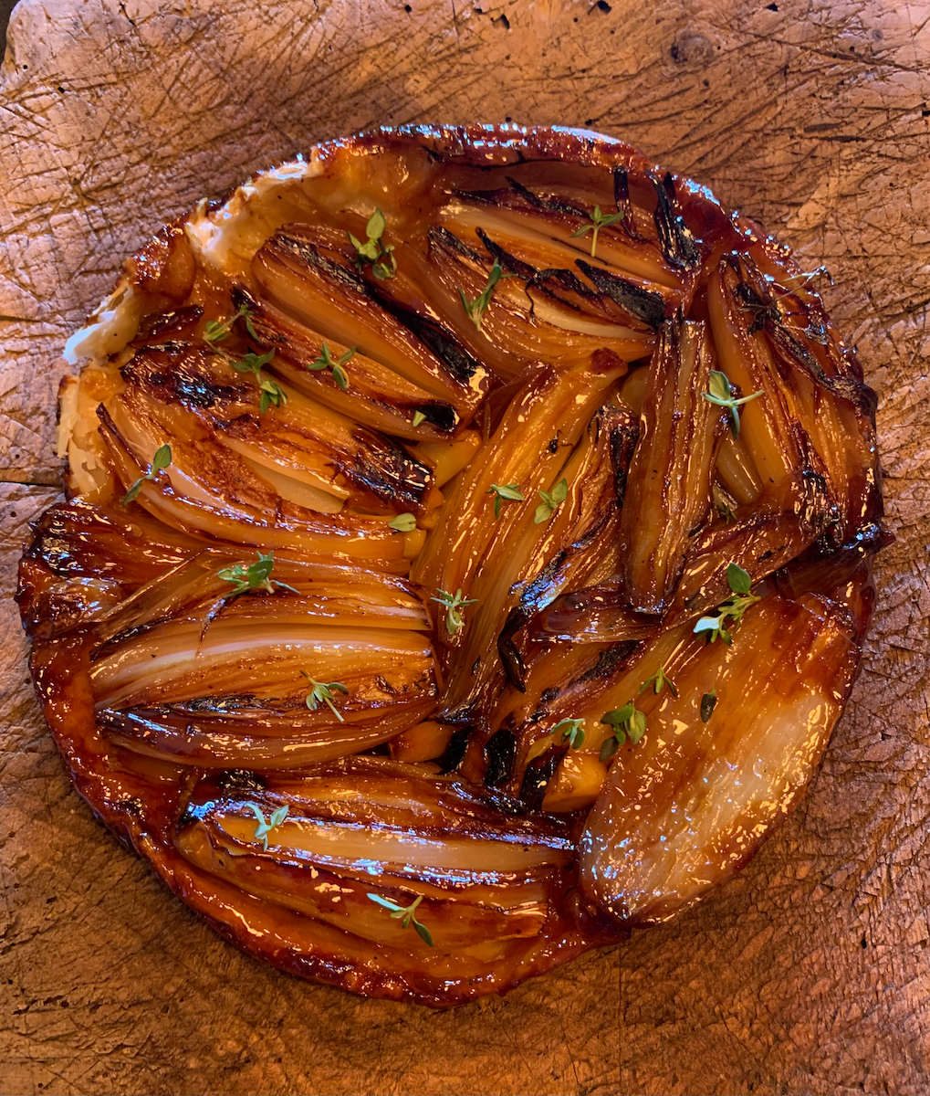 Shallot tatin