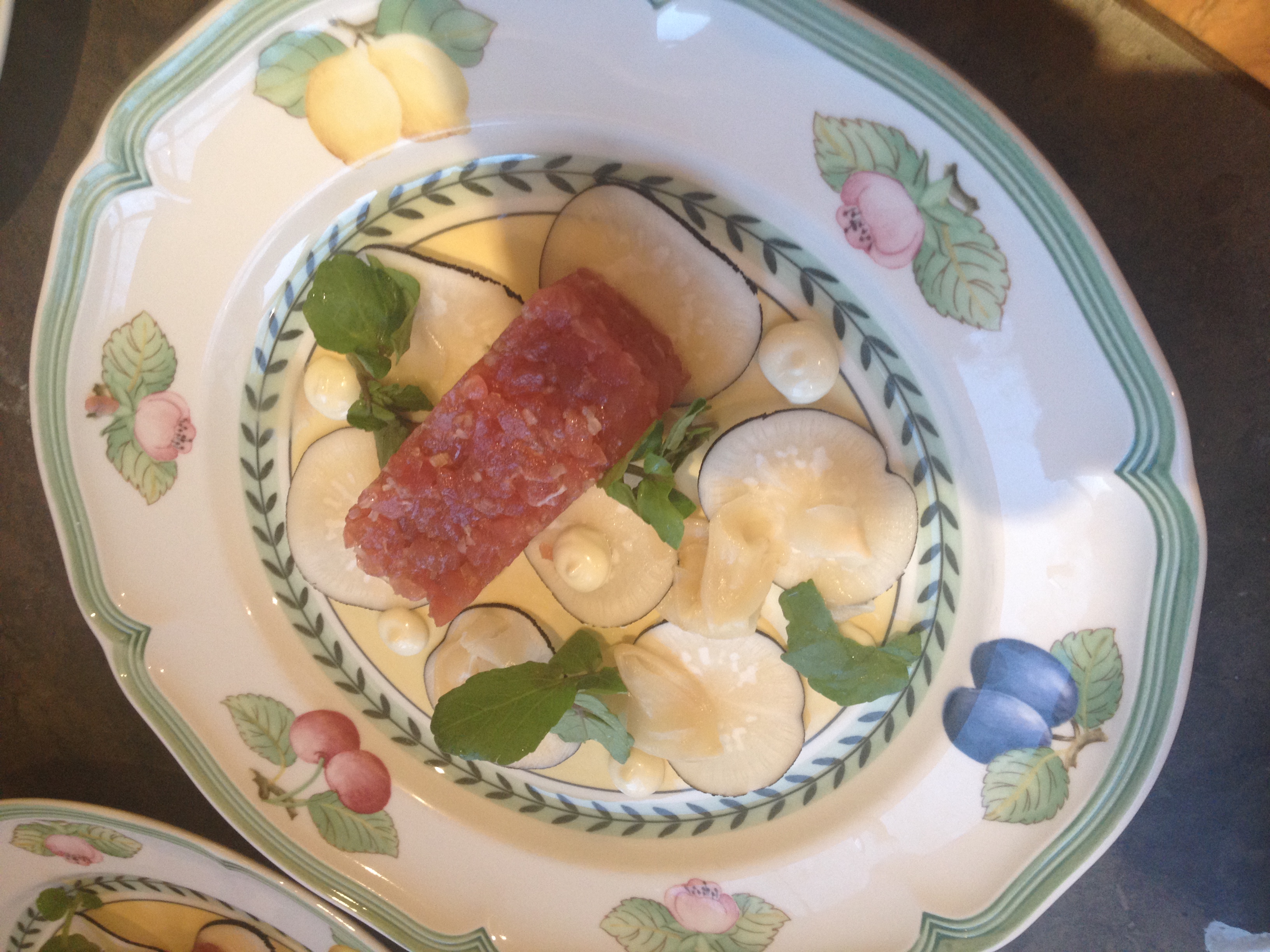 Tuna tartare, ponzu, mouli & wasabi